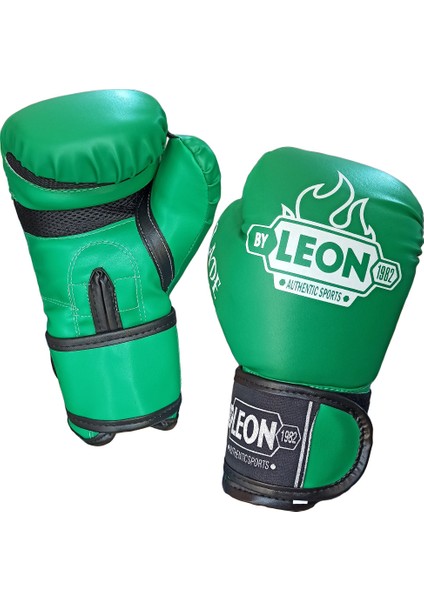 By Leon 1982 Leon Blade Training Boks, Kick Boks ve Muay Thai Eldiveni Yeşil 8 Oz