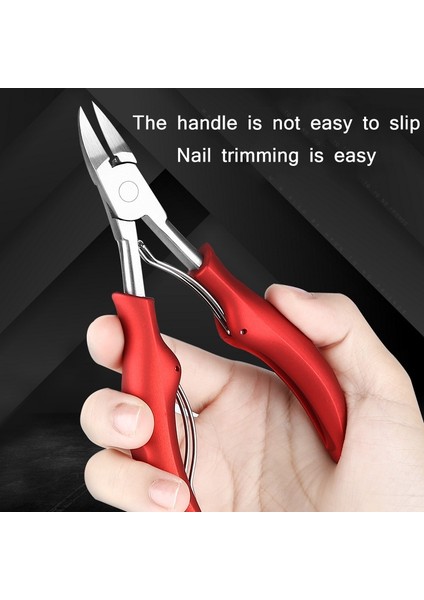 3 Adet Paslanmaz Ste Olecranon Tırnak Kırpucuları Mavi Abs Sap modelleri