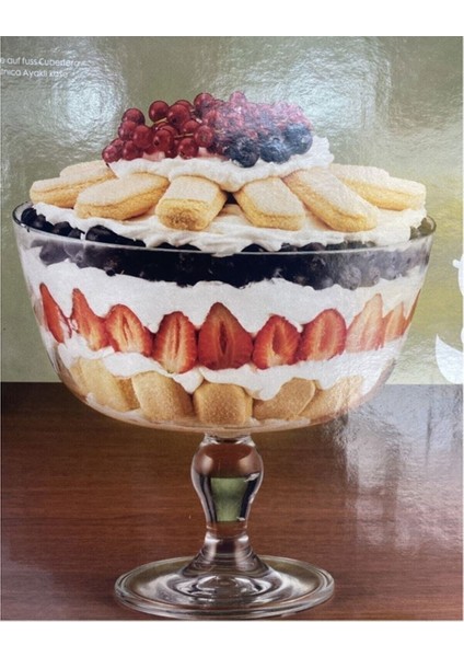 Petite Ayaklı Patisseria Kurabiyelik - Servis Sunum Kasesi