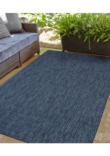 Alto Lacivert Sisal Dekoratif İnce Makine Halısı 9000