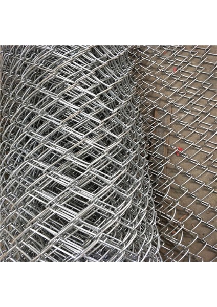 2.20 mm Kalınlık , 7cm×7cm Göz Aralığı, (1.5METRE-20METRE) Galvanizli Helezon Bahçe Tel Örgü Bahçe Çiti Bahçe Teli