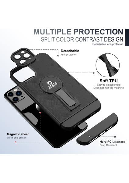 iPhone 11 Pro Max Siyah Tpu - Pc Kılıfı (Yurt Dışından) fiyatları
