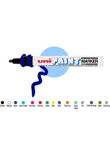 Uni Paint Marker Yağ Bazlı Kalıcı Markör 1'li (PX-20) Beyaz