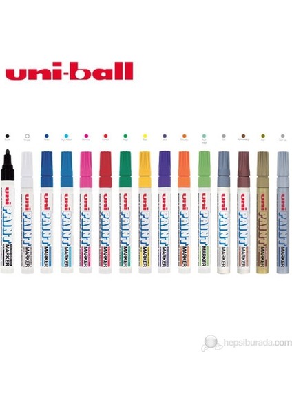 Uni Paint Marker Yağ Bazlı Kalıcı Markör 1'li (PX-20) Beyaz