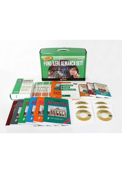 Fono İleri Almanca Seti (12 Kitap + 6 Cd)