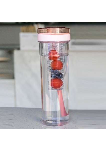 2 Adet Taşınabilir Plastik Su Bardağı, 800 ml. Pembe (Yurt Dışından)