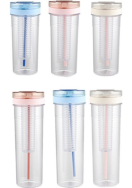 2 Adet Taşınabilir Plastik Su Bardağı, 800 ml. Pembe (Yurt Dışından)