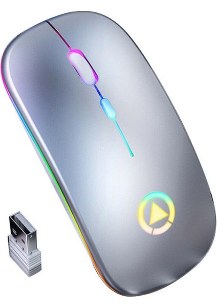 2.4ghz USB Alıcılı Kablosuz Optik Mouse Fare Şarj Edilebilir