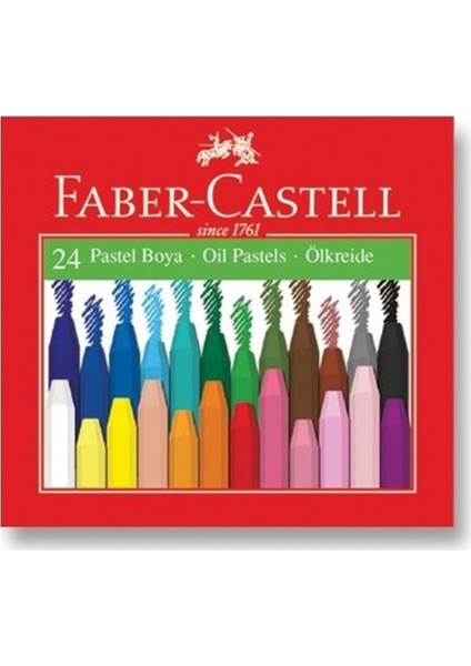 Pastel Boya 24 Lü Karton Kutu