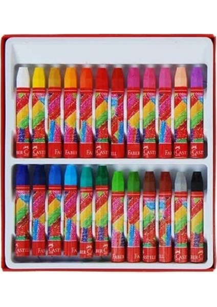 Pastel Boya 24 Lü Karton Kutu modelleri