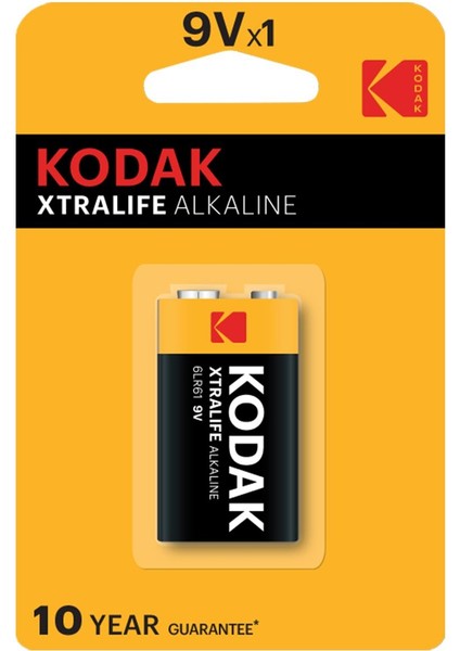 1 Adet Xtralife  Alkalin 9 Volt