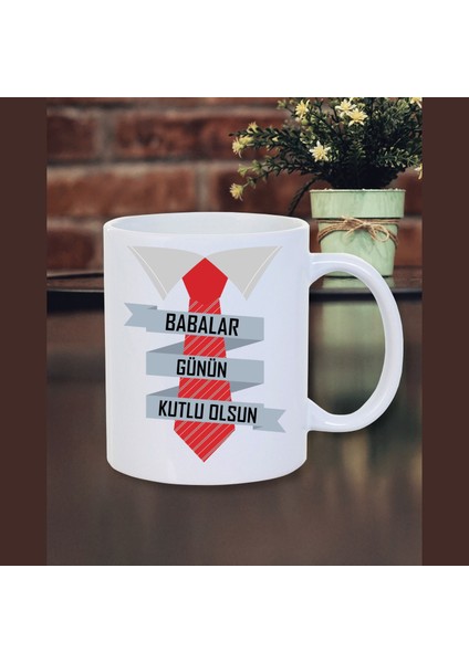 Babalar Günü Hediyesi Babalar Günün Kutlu Olsun Kupa Bardak- Arkadaş Doğum Günü-Çay Kahve Kupası