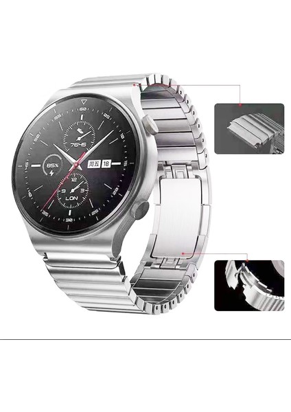 Huawei Gt 3 Pro 46 mm. Gümüş İçin Toka Metal İzleme Bandı (Yurt Dışından) fiyatları