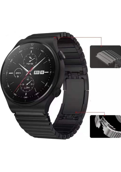 Huawei Gt 3 Pro 46 mm. Siyah İçin Toka Metal İzleme Bandı (Yurt Dışından)