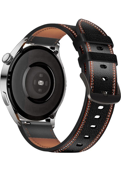 Huawei İçin Orijinal Deri İzleme Grubu Gt 3 46 mm. Siyah (Yurt Dışından)