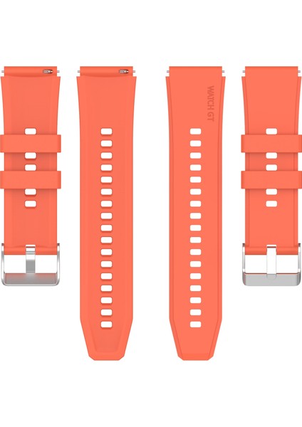 Huawei İçin Silikon İzle Band Gt Gt 3 Pro 43 mm. 20 mm. Turuncu (Yurt Dışından)