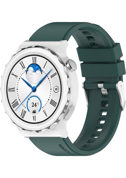 Huawei İçin Silikon İzle Band Gt Gt 3 Pro 43 mm. 20 mm. Koyu Yeşil (Yurt Dışından)