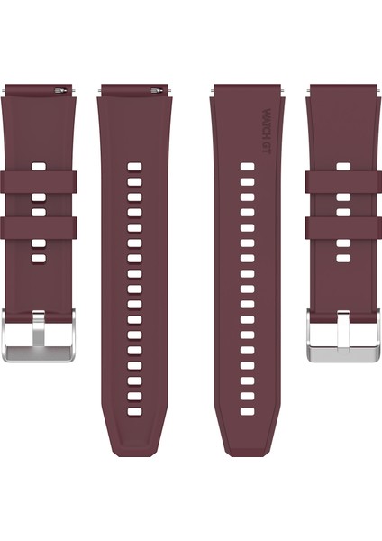 Huawei İçin Silikon İzle Band Gt Gt 3 Pro 43 mm. 20 mm. Şarap Kırmızısı (Yurt Dışından)