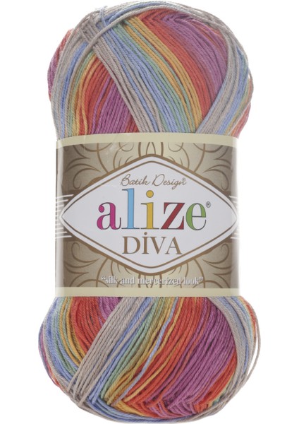 Diva Batik 3242 Örgü Ipi (5 Adet)