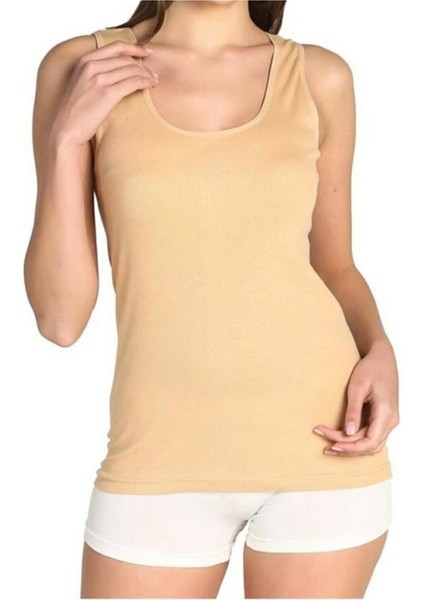 Kadın Ribana Kalın Askılı Atlet 6'lı Paket