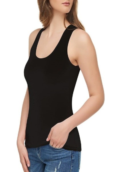 Kadın Ribana Kalın Askılı Atlet 6'lı Paket