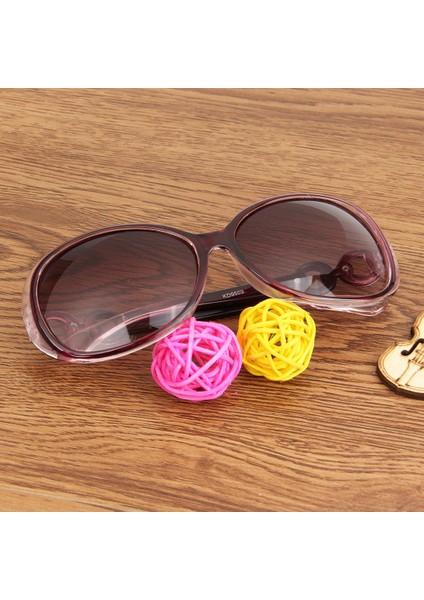 Retro UV400 Uv Koruma Pc Frame Ac Lens Güneş Gözlüğü Coffee (Yurt Dışından)