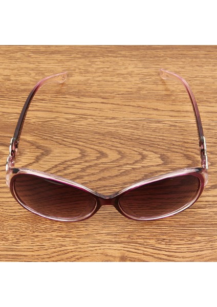 Retro UV400 Uv Koruma Pc Frame Ac Lens Güneş Gözlüğü Coffee (Yurt Dışından)