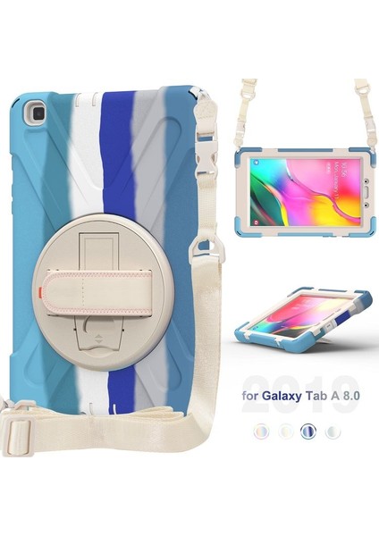 Samsung Galaxy Tab İçin A 8.0 (2019) T290 / T295 Case Mavi (Yurt Dışından)