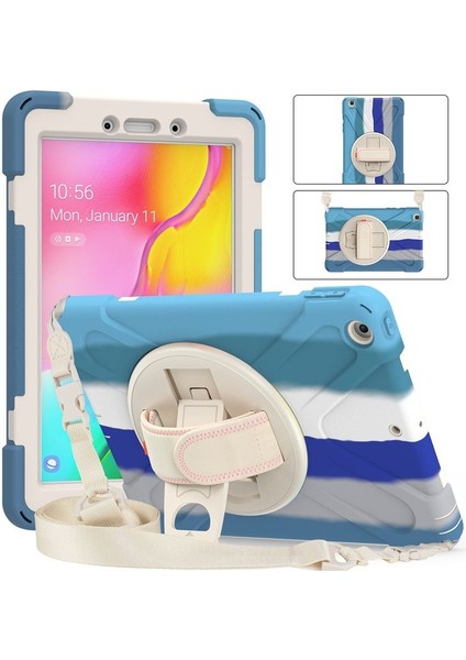 Samsung Galaxy Tab İçin A 8.0 (2019) T290 / T295 Case Mavi (Yurt Dışından)