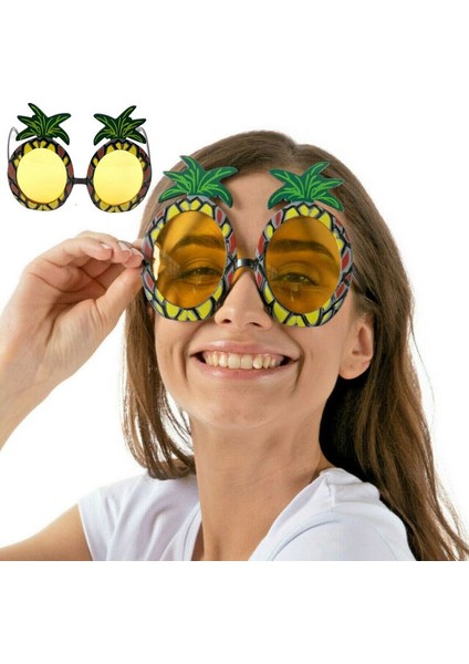 Hawaian Ananas Parti Gözlüğü Aloha Tropic Renk