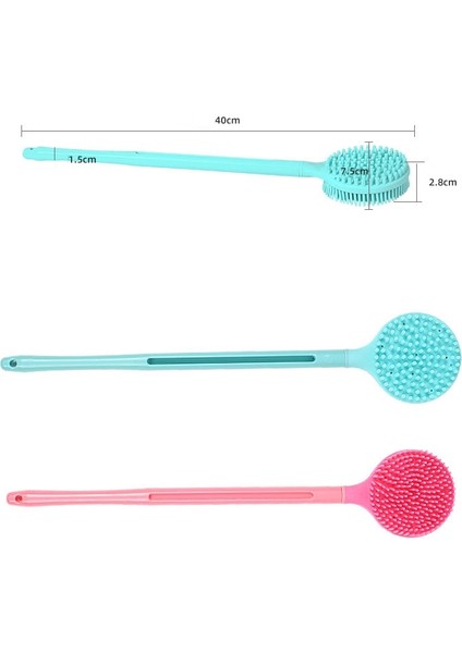 Silikon Büyücü Uzun Saplı Banyo Fırçası Pembe (Yurt Dışından) fiyatları