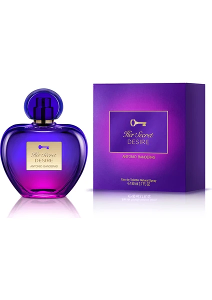 Antonia Banderas Her Secret Desire Edt 80 ml