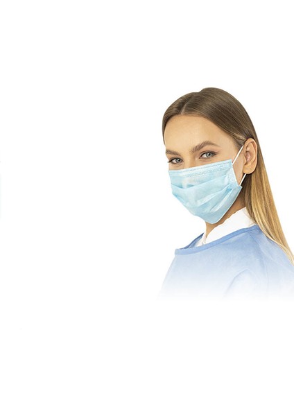 Meltblown Katmanlı Maske - Yumuşak Elastik Kulaklı 100ADET modelleri