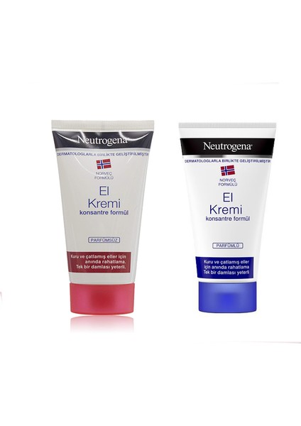 Parfümsüz El Kremi 75 ml - Parfümlü El Kremi 75 ml Hediye