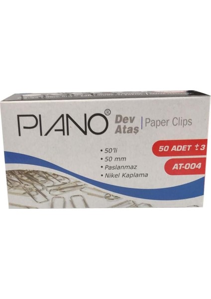 Pıano Dev Ataş Nikel 50MM BX12