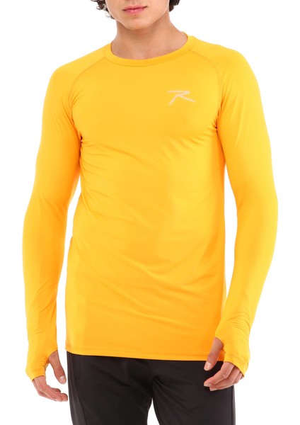 Uzun Kollu T-Shirt Ignıs Oranj