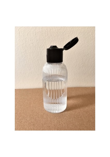 50 ml Siyah Fliptop Kapak DNZ21 Özel Tasarım Dezenfektan-Kolonya-Parfüm Boş Şişesi fiyatları