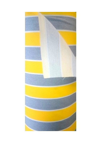 Sarı Gri Çizgili 150X250 cm Balkon Perdesi, Balkon Çadır Brandası, Balkon Güneşlik fiyatları