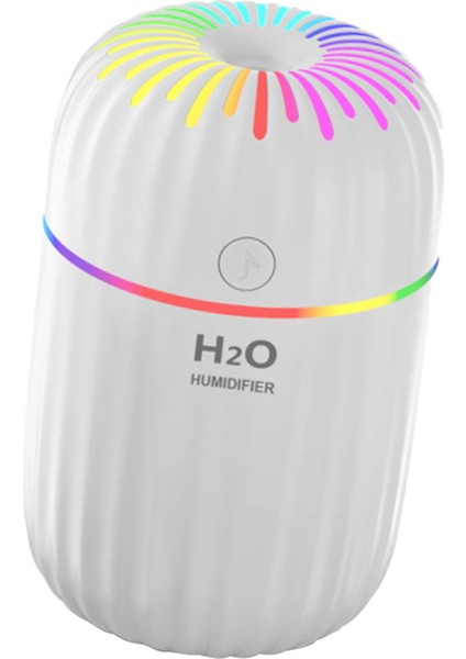 Ultrasonik Hava Nemlendiricisi Gece Işık Difüzör USB Yatak Odası Otel Mutfak Beyaz (Yurt Dışından)
