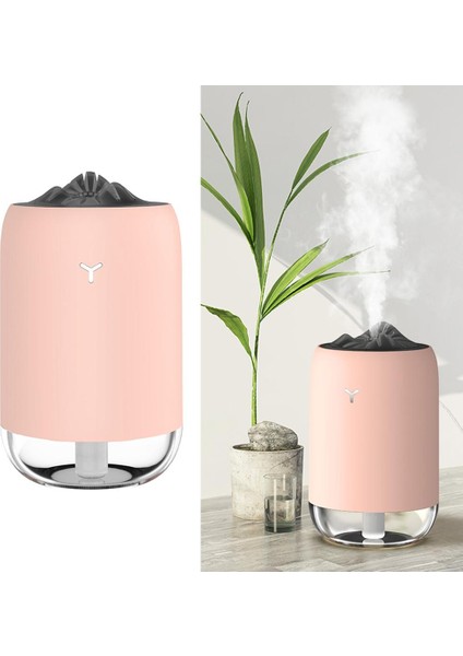 260ML Ev Araba Su Nemlendirici Romantik Yumuşak Işık USB Aromaterapi Makinesi Pembe (Yurt Dışından) indirimleri