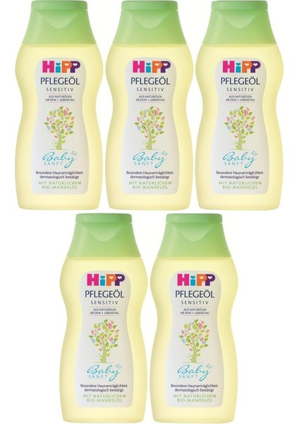 Babysanft Bebek Masaj ve Bakım Yağı 200ML (5 Li Set)