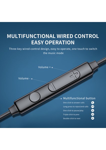 Joyroom JR-EC03 Kablolu Kulak Içi Kulaklık - Gümüş (Yurt Dışından) indirimleri
