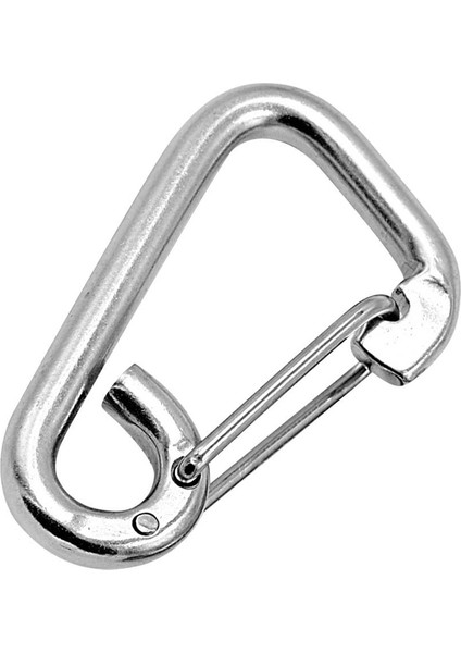 Paslanmaz Çelik Yay Hook Carabiner Klipsi Anahtarlık 60MM 80MM 100MM Kamp M10 100MM (Yurt Dışından) indirimleri