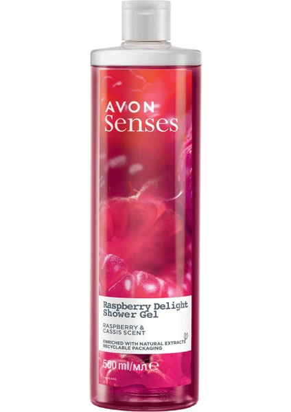 Senses Rapsberry Delight Frambuaz ve Frenk Üzümü Kokulu Duş Jeli 500 ml