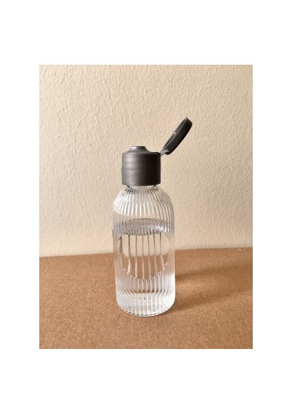 50 ml Gri Fliptop Kapak DNZ21 Özel Tasarım Dezenfektan - Kolonya - Parfüm Boş Şişesi fiyatları