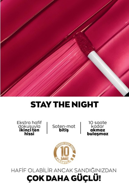 Power Stay Liquid Stain Ruj Stay The Night fiyatları