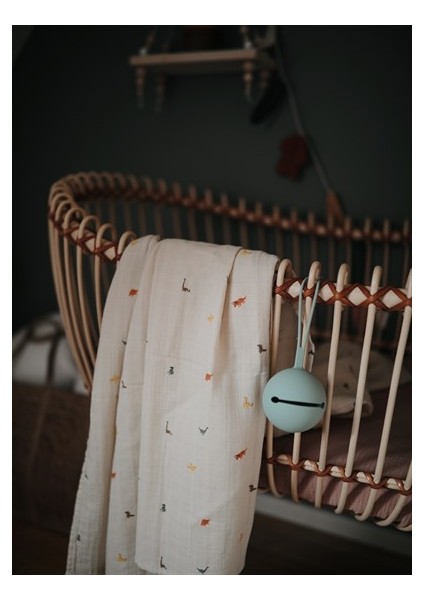 Organik Müslin Örtü / Kundak - Dinosaurs fiyatları