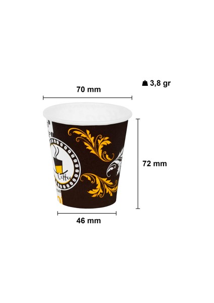 5 Oz Otomat Karton Bardak 160 ml - 100'lü fiyatları