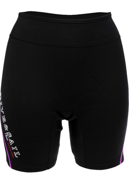 1.5mm Neopren Wetsuits Şort Gövdeleri Dalış Kış Yüzme Pantolon L Kadınlar Için Mor( Yurt Dışından )