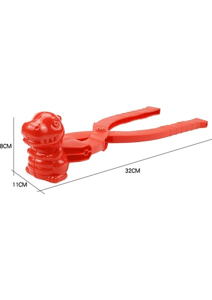 4 Adet YR628 Çocuk Kış Açık Oyuncak Dinozor Kartopu Klibi (Pembe) (Yurt Dışından) fiyatları